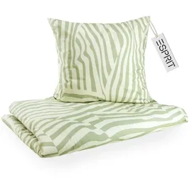 Esprit Salmlo Gestreift Grün 155 x 220 cm + 40 x 80 cm/80 x 80 cm