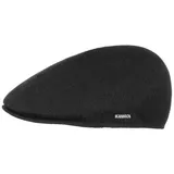 Kangol Flat Cap (1-St) Schnabelmütze mit Schirm schwarz L (58-59 cm)