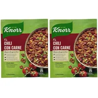 Knorr Fix Würzmischung Chili con Carne für einen würzigen Eintopf mit natürlichen Zutaten* 33 g 1 Stück (Packung mit 2)