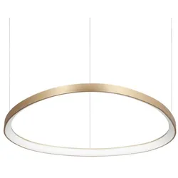 gemini sp d081 dali/push, messing pendelleuchte, ideal lux