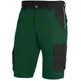 Premium Arbeitsshorts THEO "Twill 300" - 68 - grün/schwarz