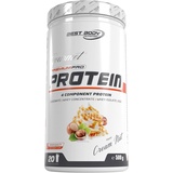 Best Body Nutrition Pro Protein, Cream Nut, 4 Komponenten Protein Shake: Caseinat, Whey Konzentrat, Whey Isolat, Eiprotein, 500 g Dose