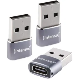 Intenso USB-C auf USB-A Adapter Grau