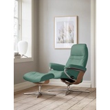 Stressless Stressless® Relaxsessel »Sunrise«, mit Cross Base, Größe S, M & L, Holzakzent Eiche, grün