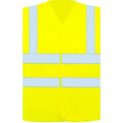 Korntex Warnweste Comfort-Fit Minden - signal yellow - XXL