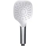 Primaster Handbrause Water Pic quadratisch chrom-weiß wassersparend