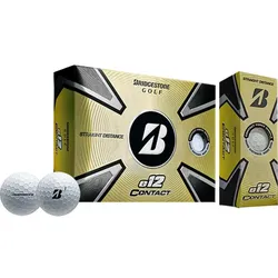 Bridgestone Golfbälle e12 Contact - 12er Pack weiß