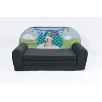 FORTISLINE – Kindersofa MINI ausklappbar 40x78x45cm - Kindersofa für Kinder 2in1 - Kindercouch ausklappbar - Schlafcouch aus Schaumstoff - Abnehmbarer Bezug - Viele Motive