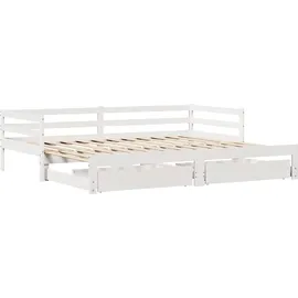 vidaXL Tagesbett 90 x 200 cm Weiß