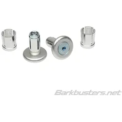 Barkbusters Silber eloxierte Lenkerspitzen, silber