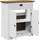 vidaXL Waschbeckenunterschrank BODO Weiß und Braun 70x35x80 cm