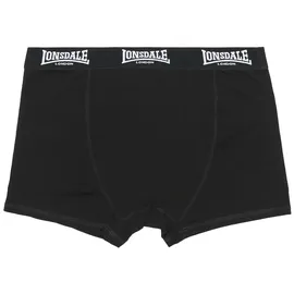 Lonsdale Boxershorts NORTH CHALLOW schwarz / weiß S 5er Pack