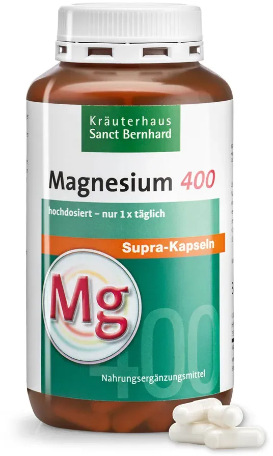 Magnesium 400 supra Capsules · 300 capsules - 229 g