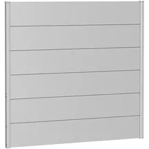 Biohort Wandpaneel für Sichtschutz 150 x 135 cm silber