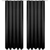 Bestgoodies Dekoschal Ellen Universalband Blickdicht 2er Pack - 140x145 cm Schwarz
