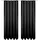 Bestgoodies Dekoschal Ellen Universalband Blickdicht 2er Pack - 140x145 cm Schwarz