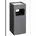 Durable Papierkorb Metall eckig