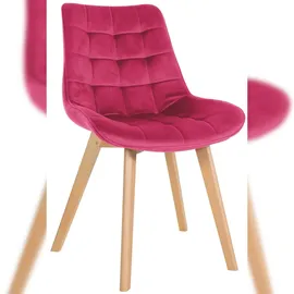 CLP Stuhl Brook Samt rot