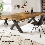 Riess-Ambiente THOR 200 x 76 x 100 cm vintage braun/schwarz