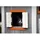 Dobar Katzenhaus Fancy Cat 58 x 55 x 109 cm Grau/Orange/Rot