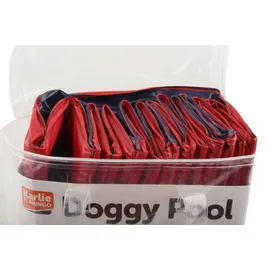 Karlie Doggy Pool Hundepool 120 cm Blau/Rot