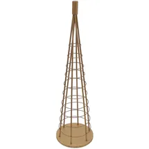 Mendler Deko-Baum HWC-O91 goldfarben 90 cm
