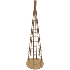 Mendler Deko-Baum HWC-O91 goldfarben 90 cm