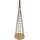 Mendler Deko-Baum HWC-O91 goldfarben 90 cm