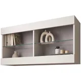 komodee Hängende Vitrine Tivoli 100 x 29,5 x 50 cm Weiß