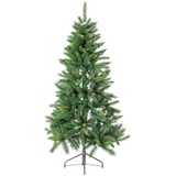 BigBuy Christmas Weihnachtsbaum grün PVC Metall Polyethylen 210 cm