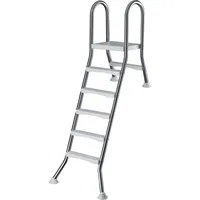 SUMMER FUN Poolleiter Silberfarben 150 cm