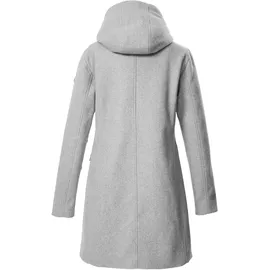 G.I.G.A. DX Damen Parka/Wollmantel mit Kapuze und abzippbarem Gilet GW 19 WMN PRK, graumelange, 46, 43351-000