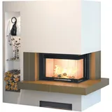 Kachelkamin 3/221.4 8 kW - Cubanit - Rad.550/20/45-66.29H-E. , rechts offen