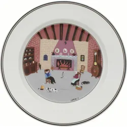 Design Naif Fireplace Frühstücksteller 21 cm
