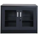 Jet-Line Aktenschrank Ufa dunkelgrau Metallschrank