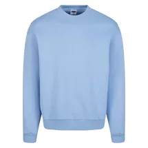 URBAN CLASSICS Fluffy Crewneck Pullover - Blau - 4XL