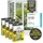 EasyMaxx Fliegengitter für Fenster & Magic Click | Moskitonetz zuschneidbar für alle Fenster bis 150x130cm | Einfache Montage mit 12 Magneten - kein Bohren oder Schrauben [4 Stück]
