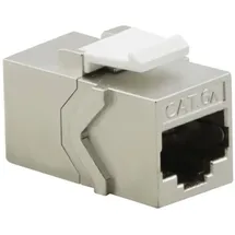 helos Keystone-Modul Cat 6A STP RJ45 500 MHz geschirmt Silber