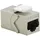 helos Keystone-Modul Cat 6A STP RJ45 500 MHz geschirmt Silber