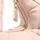 GUESS Umhängetasche Marieke Mini Hobo Bag Light Beige Logo