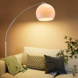 monzana Bogenlampe 190-210cm Weiß