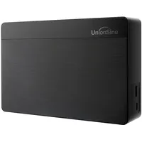 UnionSine 16TB Externe Festplatte, 3,5 Zoll USB 3.0 Backups HDD Tragbarefür für TV, PS4, PC, Mac, Schwarz HD3512