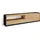 SKRAUT HOME Lowboard 207 cm Eiche Schwarz Holzwerkstoff