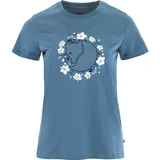 Fjällräven Fjällblomster Fox T-Shirt Blau M