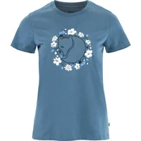 Fjällräven Fjällblomster Fox T-Shirt Blau M