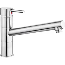 CORNAT "Zelina" - Hochwertiger Messingkörper - Edelstahllook - 360° schwenkbarer Auslauf / Hochdruck-Armatur / Küchenarmatur / Wasserhahn / ZELE5