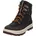 Schnürstiefel Schwarz/Orange 42