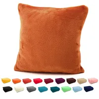 Heimtexland ® Flanell Kuschel Kissen Super Soft Dekokissen Plüsch