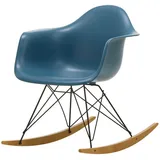 Vitra - Eames Plastic Armchair RAR RE, Ahorn gelblich / basic dark / meerblau