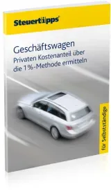 Geschäftswagen: Privaten Kostenanteil über die 1 %-Methode ermitteln